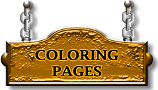 Coloring Pages Golden sign board