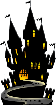 Dark castle from Monsters Coloring Pages