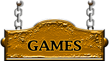 Games golden sign board