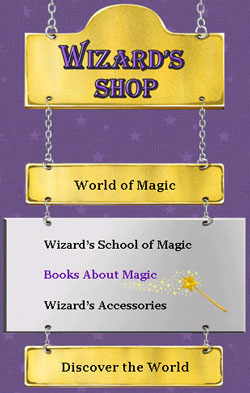 Wizard's Shop sign